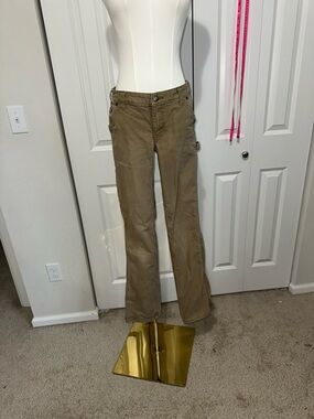 Women’s Khaki Carhartt Cargo Pants